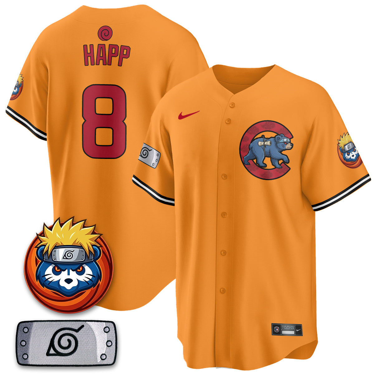 CHC Naruto Uzumaki Vapor Limited Jersey V2- Stitched