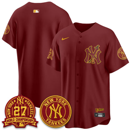New York Yankees x HP 25 Years of Magic Vapor Limited Jersey - Stitched