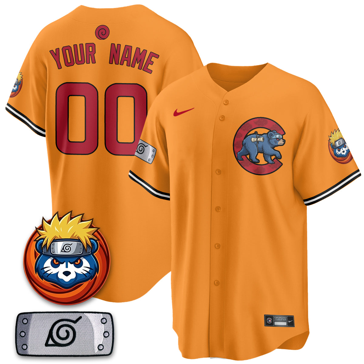 CHC Naruto Uzumaki Vapor Limited Custom Jersey V2- Stitched