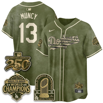 LAD New Era Olive 2026 Armed Forces Day Jersey -All Stitched V2