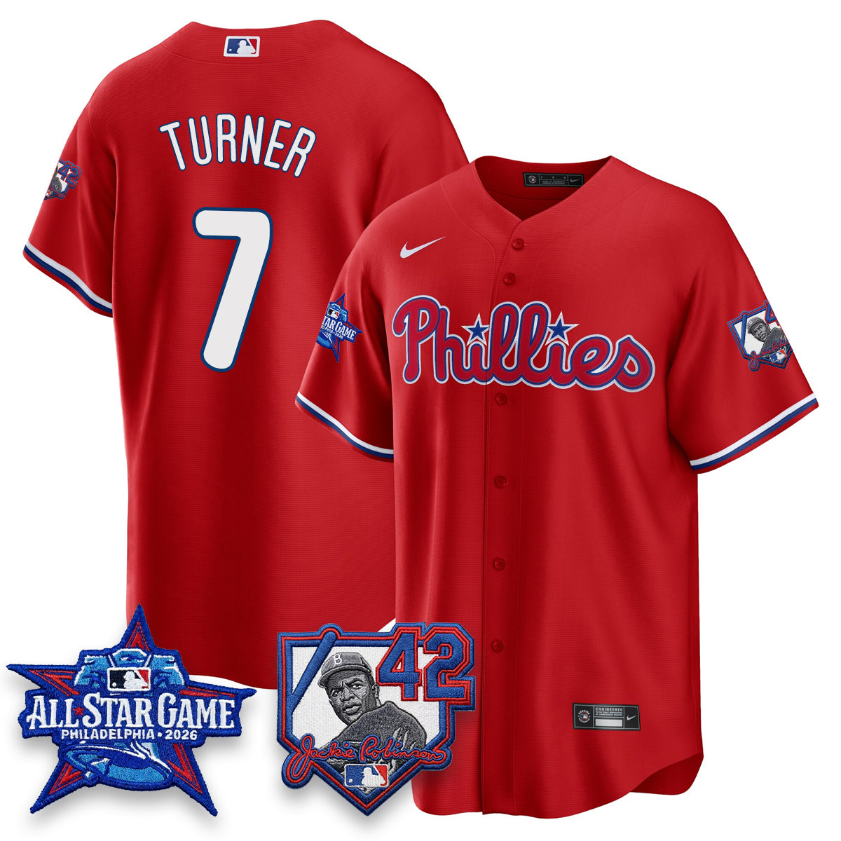 PHI 2026 Jackie Robinson New Era - All Star Game Vapor Limited Jersey - All Stitched
