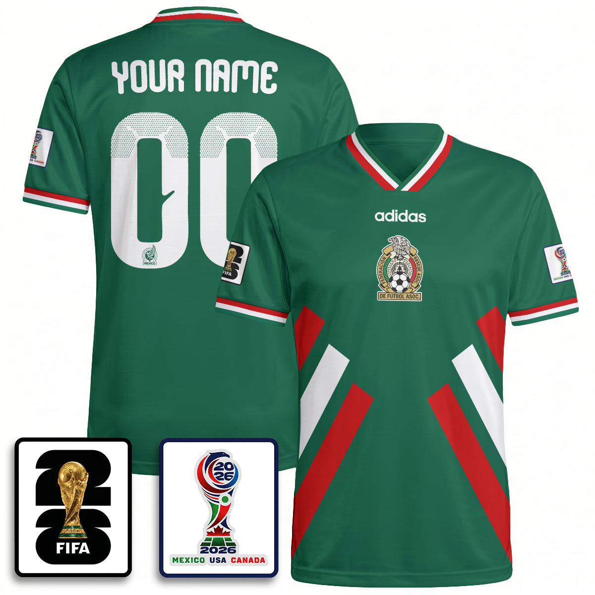Mexico WC 2026 Fan Gear Version Custom Jersey - Printed
