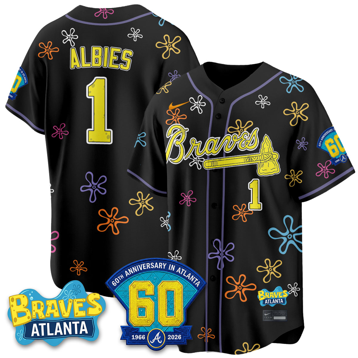 Atlanta Braves x SBSP Limited Vapor Jersey- Stitched