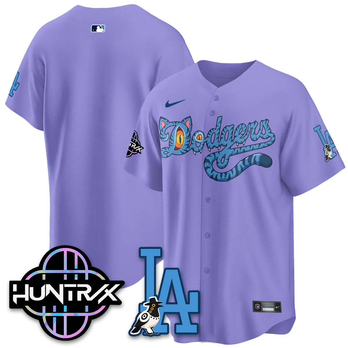 Los Angeles Dodgers x K-Pop Demon Hunters 2026 Vapor Jersey - Stitched