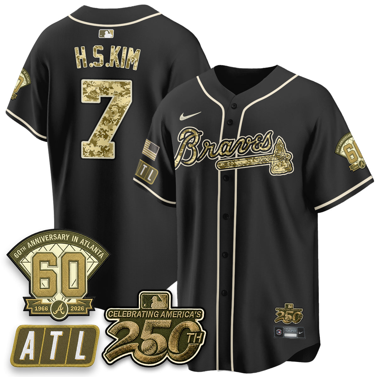 ATL Salute to Service 2026 Vapor Limited Jersey - All Stitched