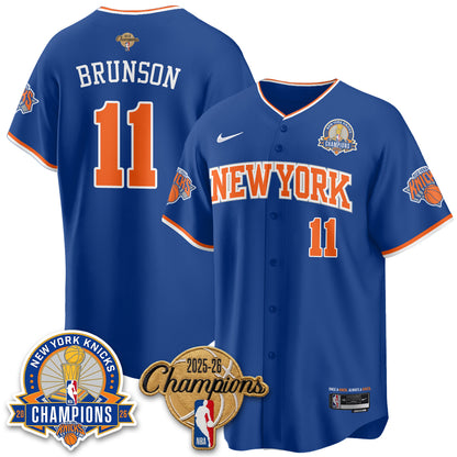 New York Knicks 2026 NBA Champions Special Edition Vapor Jersey V2- Stitched