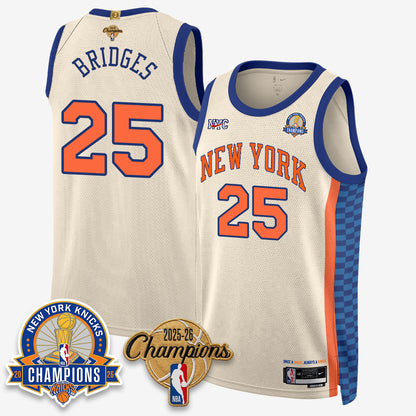 New York Knicks 2026 Basketball Champions Special Edition Vapor Jersey V2- Stitched