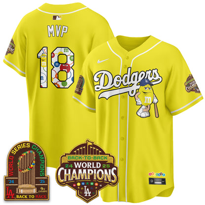Los Angeles Dodgers x m&m Vapor Jersey - Stitched