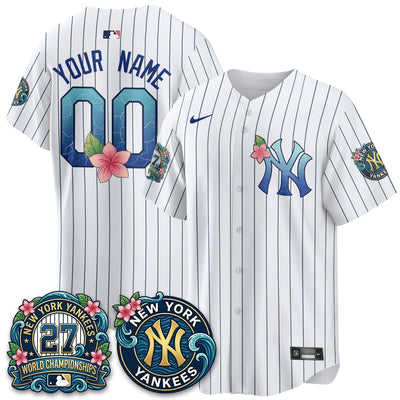 NYY "Aloha Spirit" Vapor Limited Custom Jersey - Printed