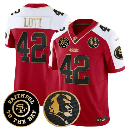 Men's 49ers Faithful & John Madden Patch Vapor Jersey - All Stitched
