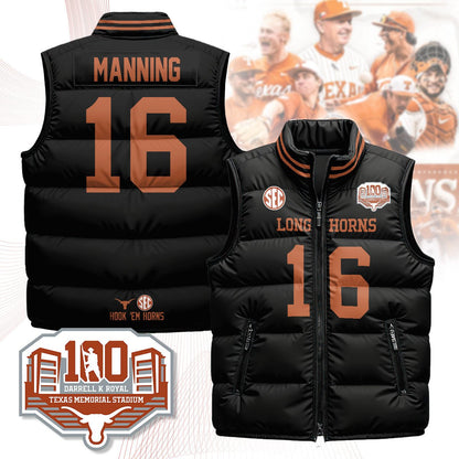 Texas Longhorns Unisex Puffer Vest