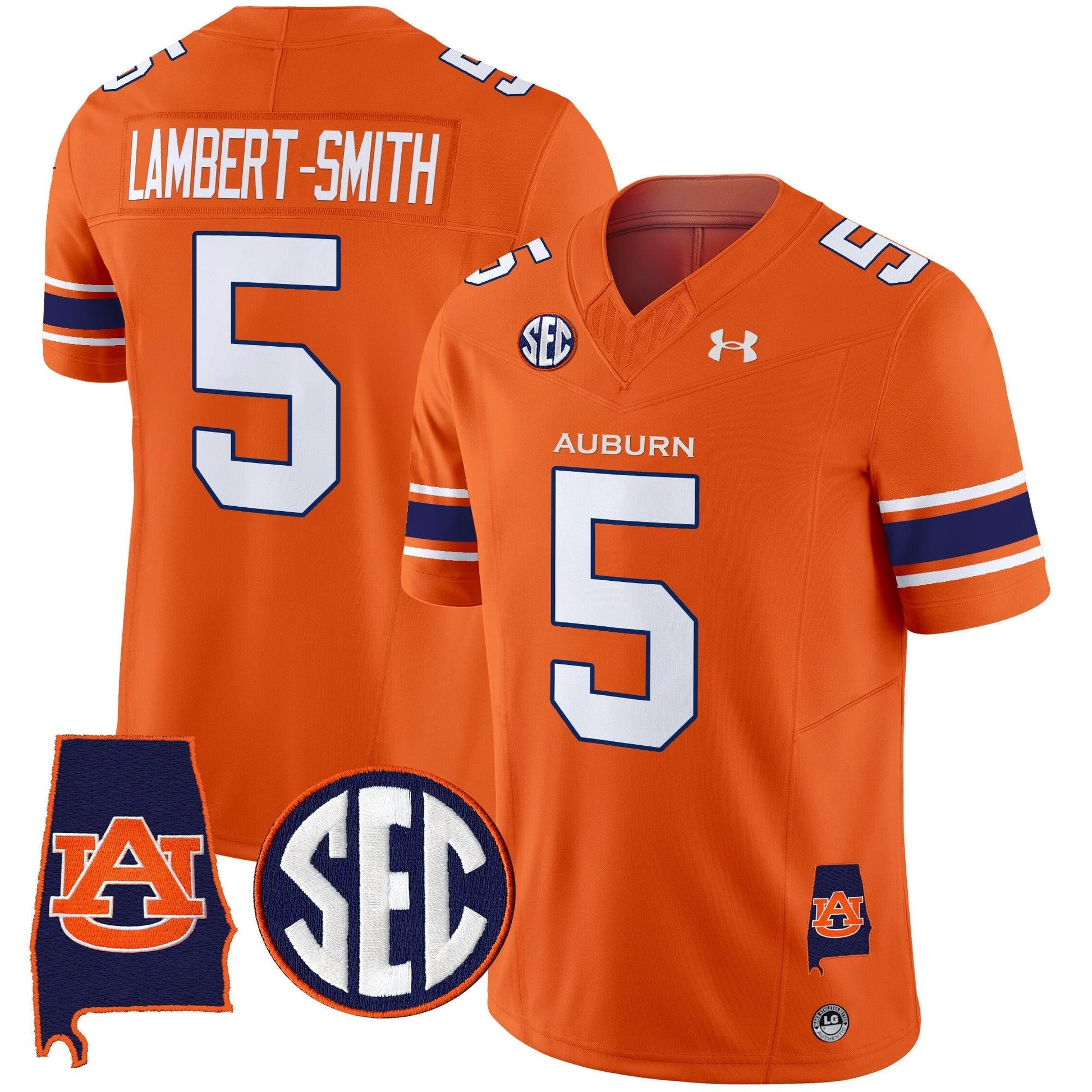 Men's Auburn Tigers 2024 Alabama Patch Vapor Limited Jersey - All Stitched
