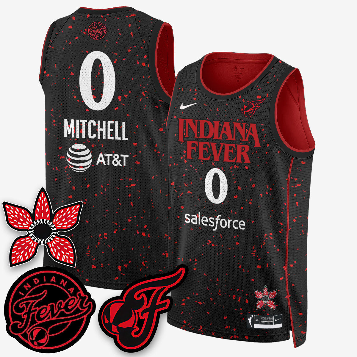 Men's Indiana Fever 'Stranger Things' Jersey - Stitched