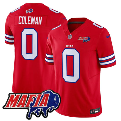 BUF 2025 Bills Mafia Patch Vapor Limited Jersey - All Stitched