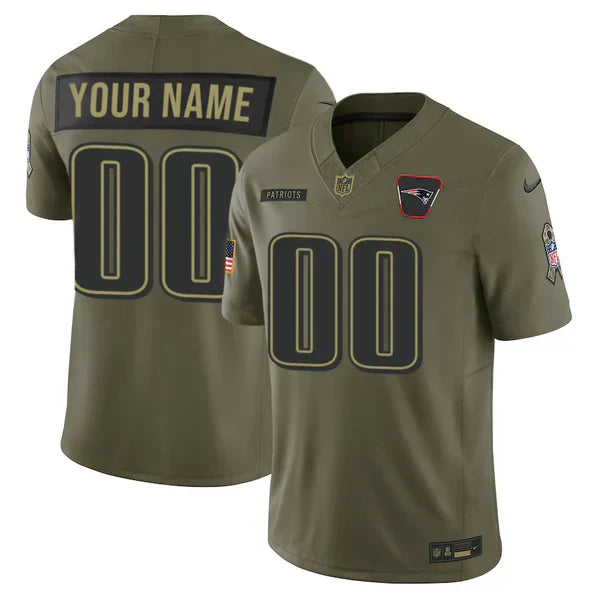 NE 2025 "Rivalries" Vapor Limited Custom Jersey - All Stitched