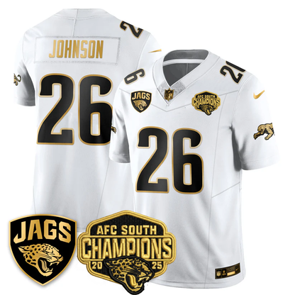 DET AFC South Division Champions Vapor Limited Throwback Jersey - All Stitched