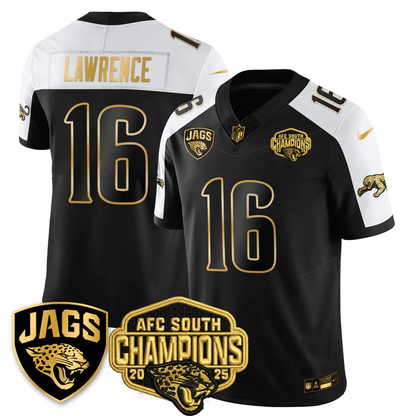 DET AFC South Division Champions Vapor Limited Throwback Jersey - All Stitched