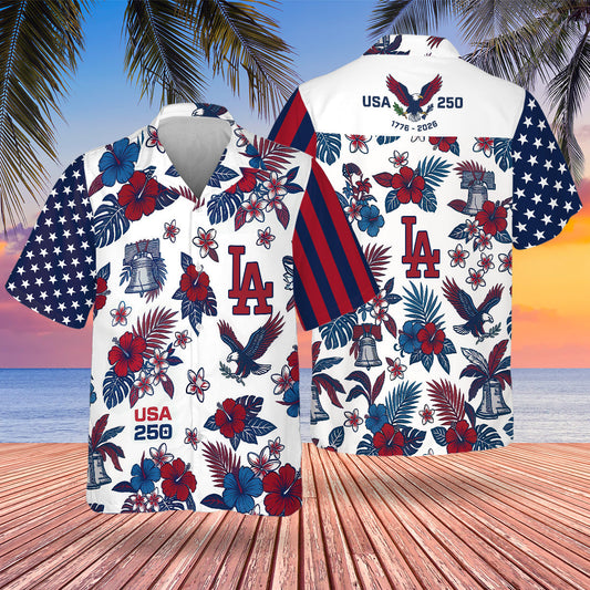 LAD Special Semiquincentennial Hawaiian Design Button Shirt V5