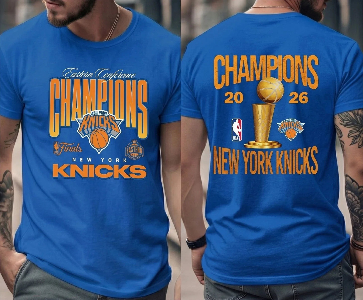 NYK 2026 NBA Finals Printed T-Shirt V3