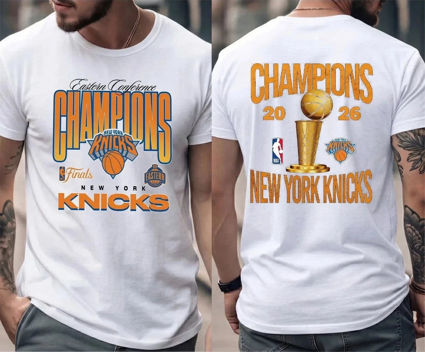 NYK 2026 NBA Finals Printed T-Shirt V3