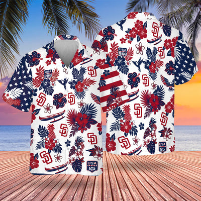 SD Special Semiquincentennial Hawaiian Design Button Shirt V2