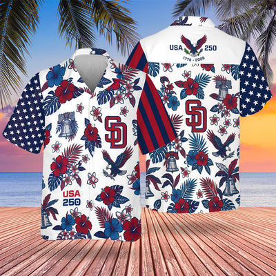 SD Special Semiquincentennial Hawaiian Design Button Shirt V5